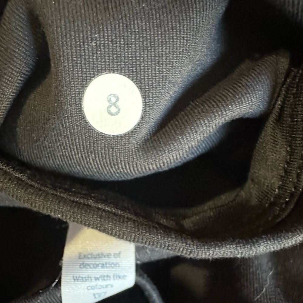 Lululemon High Times Rhythm Leggings High Waisted Black ~ 8 - Picture 10 of 11